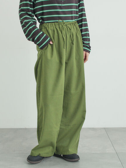 【イージーケア】イージーストレートパンツ（チャコールグレー/ブラック/ベージュ/カーキ）｜Samansa Mos2（サマンサ モスモス）通販