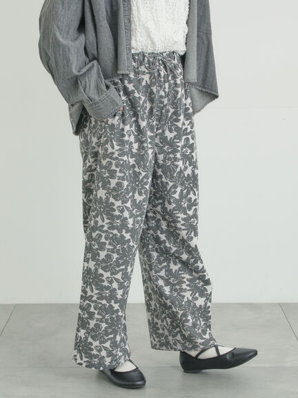 【イージーケア】イージーストレートパンツ（チャコールグレー/ブラック/ベージュ/カーキ）｜Samansa Mos2（サマンサ モスモス）通販