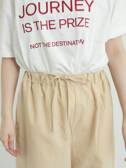 【イージーケア】イージーストレートパンツ（チャコールグレー/ブラック/ベージュ/カーキ）｜Samansa Mos2（サマンサ モスモス）通販