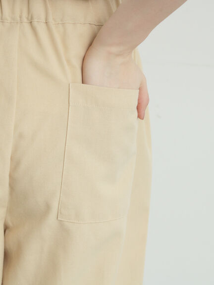 【イージーケア】イージーストレートパンツ（チャコールグレー/ブラック/ベージュ/カーキ）｜Samansa Mos2（サマンサ モスモス）通販