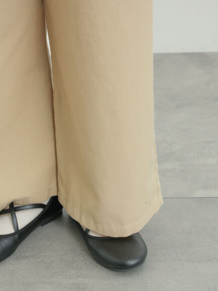 【イージーケア】イージーストレートパンツ（チャコールグレー/ブラック/ベージュ/カーキ）｜Samansa Mos2（サマンサ モスモス）通販