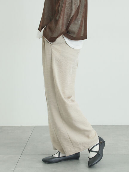 (セットアップ可)ストレートパンツ（ブラック/ベージュ/チェック）｜Samansa Mos2（サマンサ モスモス）通販