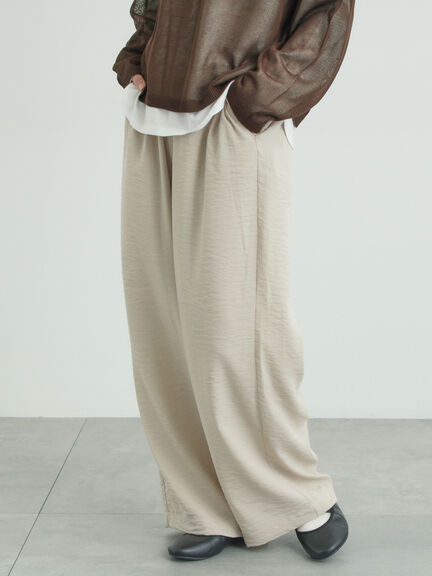 (セットアップ可)ストレートパンツ（ブラック/ベージュ/チェック）｜Samansa Mos2（サマンサ モスモス）通販