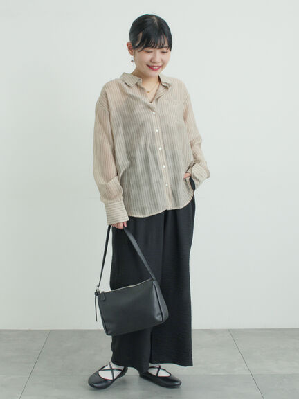 (セットアップ可)ストレートパンツ（ブラック/ベージュ/チェック）｜Samansa Mos2（サマンサ モスモス）通販