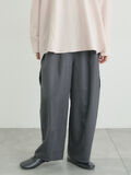サイド深タックバレルパンツ（チャコールグレー）｜Samansa Mos2（サマンサ モスモス）通販