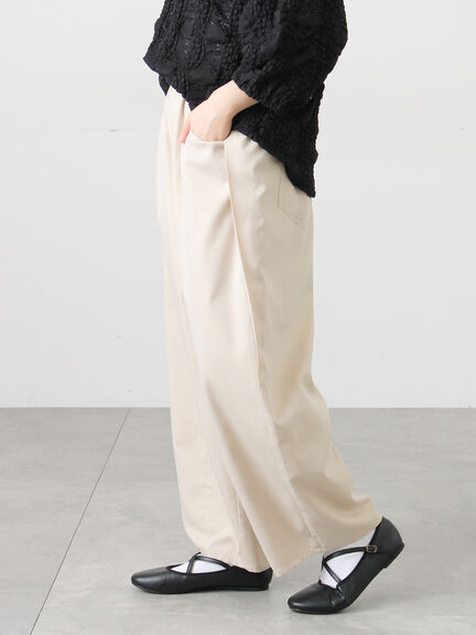 サイド深タックバレルパンツ（グレー/チャコールグレー/ベージュ）｜Samansa Mos2（サマンサ モスモス）通販