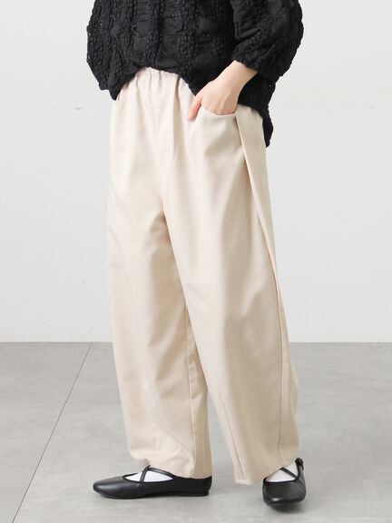 サイド深タックバレルパンツ（グレー/チャコールグレー/ベージュ）｜Samansa Mos2（サマンサ モスモス）通販