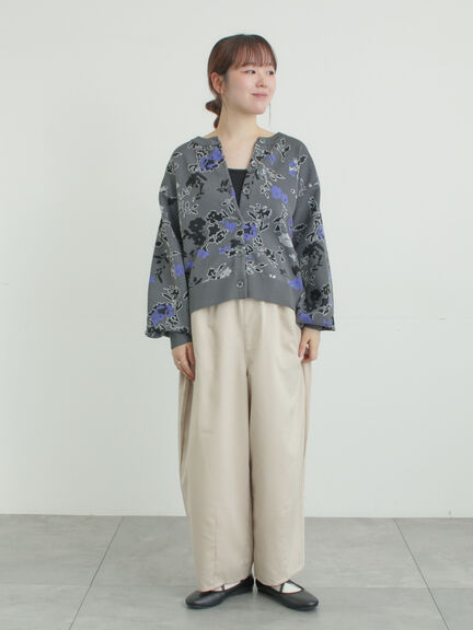 サイド深タックバレルパンツ（グレー/チャコールグレー/ベージュ）｜Samansa Mos2（サマンサ モスモス）通販