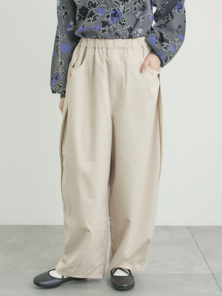 サイド深タックバレルパンツ（グレー/チャコールグレー/ベージュ）｜Samansa Mos2（サマンサ モスモス）通販