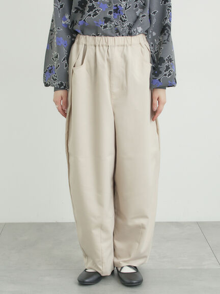 サイド深タックバレルパンツ（グレー/チャコールグレー/ベージュ）｜Samansa Mos2（サマンサ モスモス）通販