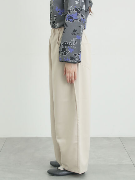 サイド深タックバレルパンツ（グレー/チャコールグレー/ベージュ）｜Samansa Mos2（サマンサ モスモス）通販