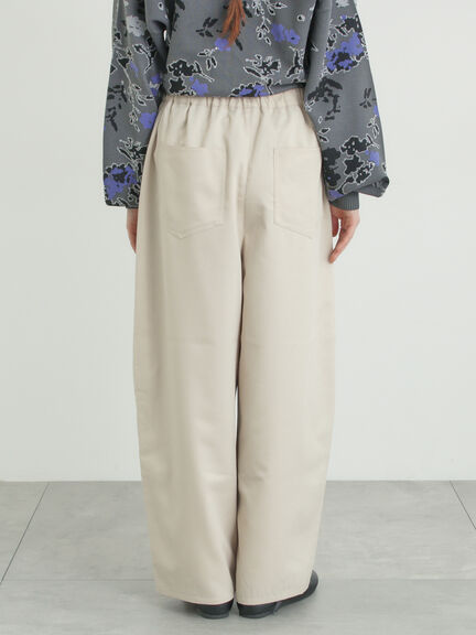 サイド深タックバレルパンツ（グレー/チャコールグレー/ベージュ）｜Samansa Mos2（サマンサ モスモス）通販