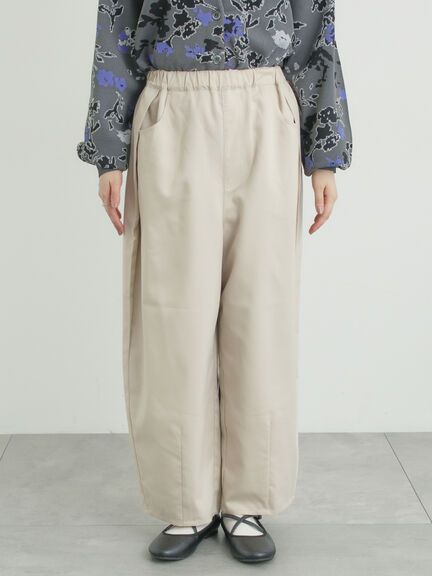 サイド深タックバレルパンツ（グレー/チャコールグレー/ベージュ）｜Samansa Mos2（サマンサ モスモス）通販