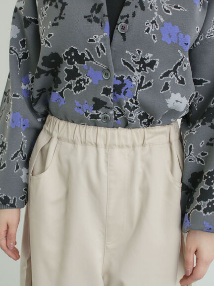 サイド深タックバレルパンツ（グレー/チャコールグレー/ベージュ）｜Samansa Mos2（サマンサ モスモス）通販