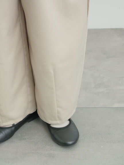 サイド深タックバレルパンツ（グレー/チャコールグレー/ベージュ）｜Samansa Mos2（サマンサ モスモス）通販