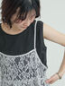 前後2WAYレースキャミソール（オフホワイト/グレー/ブラック）｜Samansa Mos2（サマンサ モスモス）通販