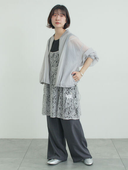 前後2WAYレースキャミソール（オフホワイト/グレー/ブラック）｜Samansa Mos2（サマンサ モスモス）通販