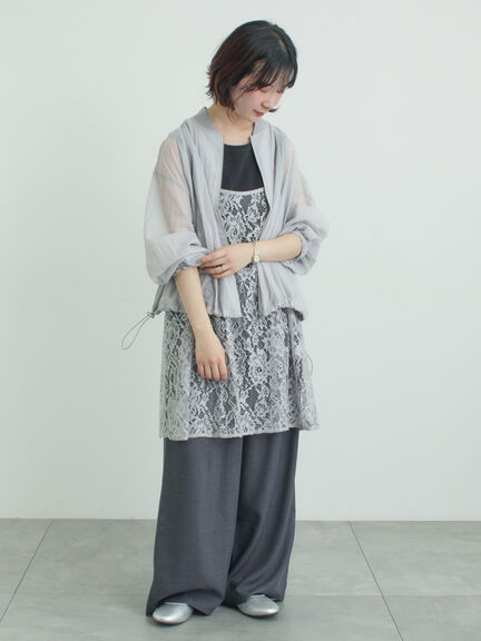 前後2WAYレースキャミソール（オフホワイト/グレー/ブラック）｜Samansa Mos2（サマンサ モスモス）通販