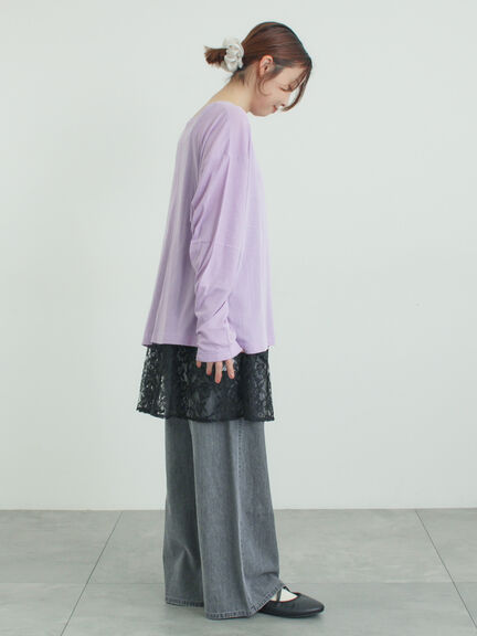 前後2WAYレースキャミソール（オフホワイト/グレー/ブラック）｜Samansa Mos2（サマンサ モスモス）通販