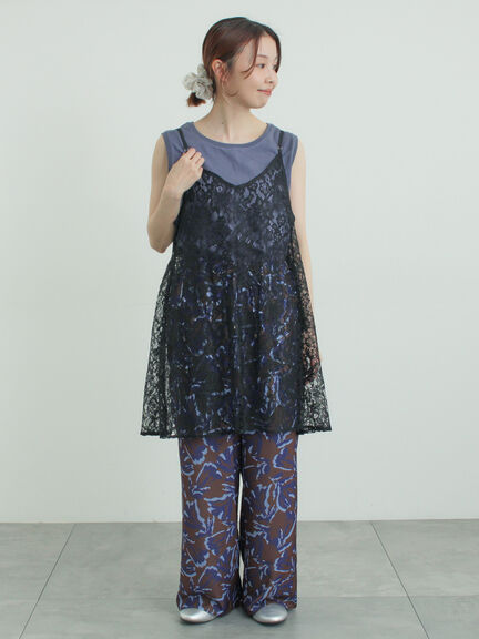 前後2WAYレースキャミソール（オフホワイト/グレー/ブラック）｜Samansa Mos2（サマンサ モスモス）通販