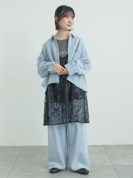 前後2WAYレースキャミソール（オフホワイト/グレー/ブラック）｜Samansa Mos2（サマンサ モスモス）通販