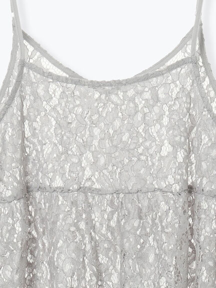 前後2WAYレースキャミソール（オフホワイト/グレー/ブラック）｜Samansa Mos2（サマンサ モスモス）通販