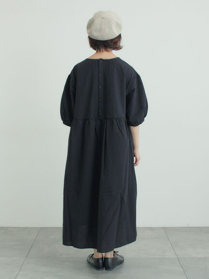 胸元レース貼りワンピース（オフホワイト/ブラック/キナリ）｜Samansa Mos2（サマンサ モスモス）通販