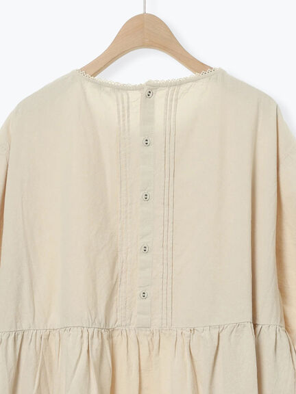 胸元レース貼りワンピース（オフホワイト/ブラック/キナリ）｜Samansa Mos2（サマンサ モスモス）通販