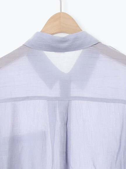 柄アソートシアーシャツ（グレー/ベージュ/ブラウン/サックスブルー/パープル）｜Samansa Mos2（サマンサ モスモス）通販