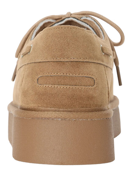 プラットフォームデッキシューズ（ベージュ/モカ）｜Samansa Mos2（サマンサ モスモス）通販