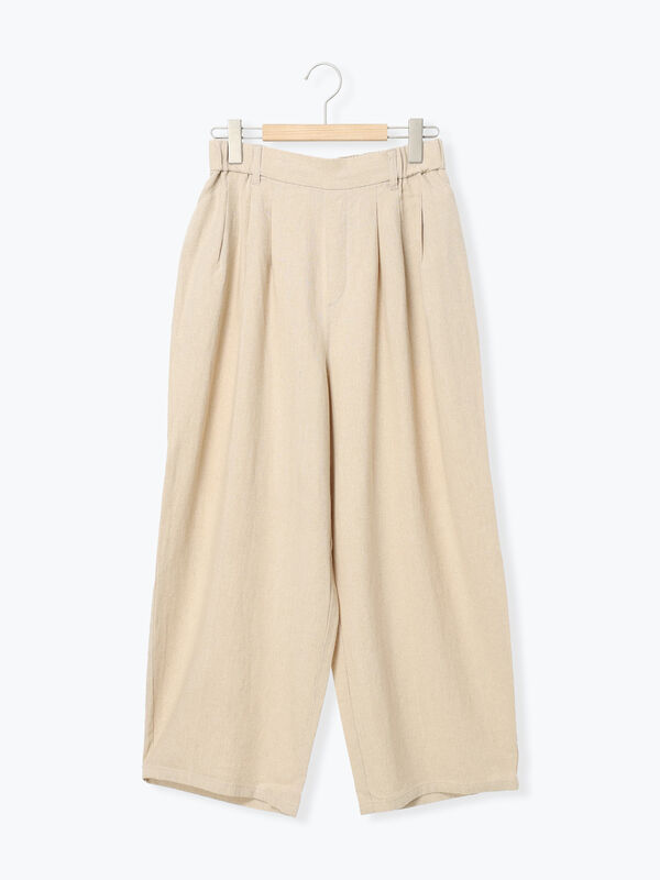 麻レーヨン柄アソートパンツ（ベージュ）｜Samansa Mos2（サマンサ モスモス）通販