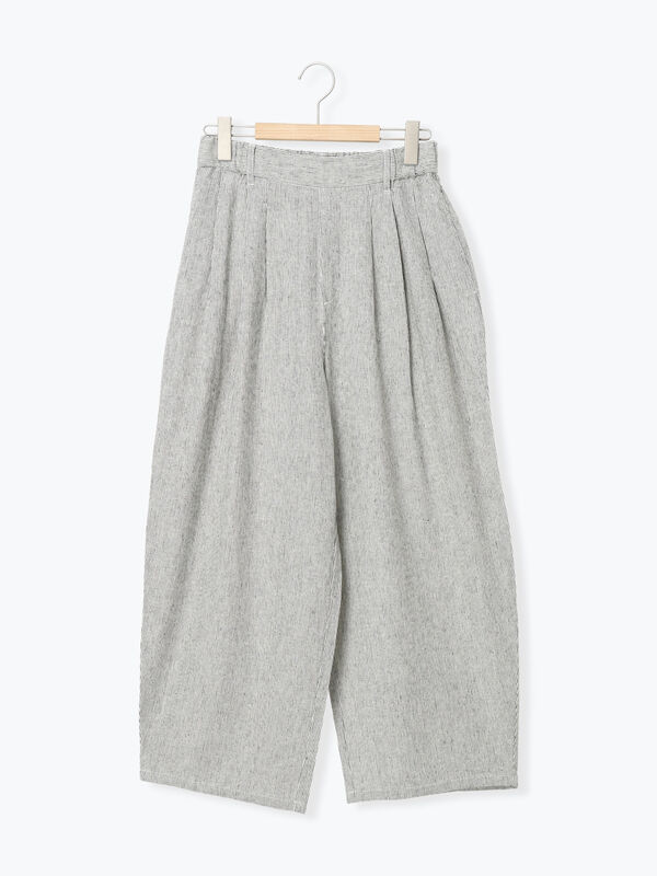 麻レーヨン柄アソートパンツ（ストライプ）｜Samansa Mos2（サマンサ モスモス）通販