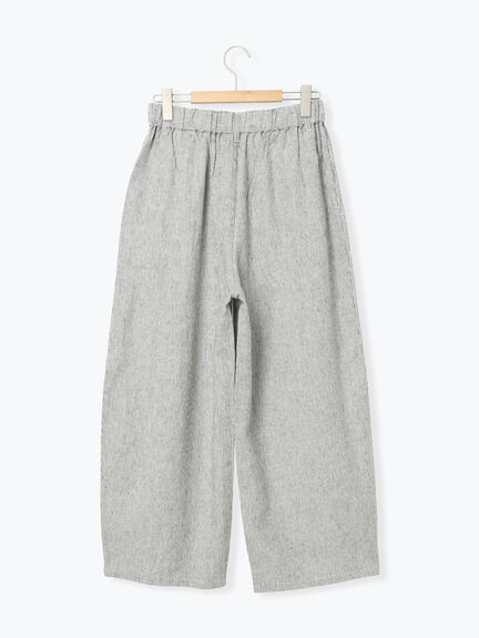 麻レーヨン柄アソートパンツ（ベージュ/ブラウン/ストライプ/水玉）｜Samansa Mos2（サマンサ モスモス）通販