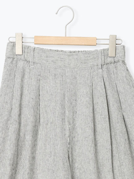 麻レーヨン柄アソートパンツ（ベージュ/ブラウン/ストライプ/水玉）｜Samansa Mos2（サマンサ モスモス）通販