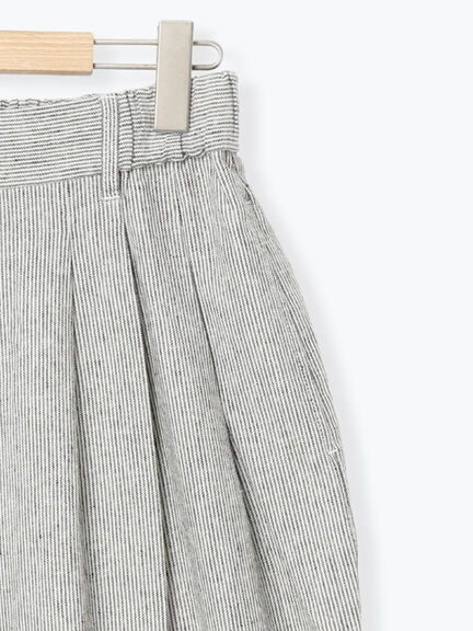 麻レーヨン柄アソートパンツ（ベージュ/ブラウン/ストライプ/水玉）｜Samansa Mos2（サマンサ モスモス）通販