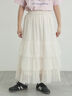 2WAYチュールティアードスカート（オフホワイト/ブラック/ピンク）｜Samansa Mos2（サマンサ モスモス）通販