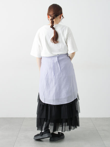 2WAYチュールティアードスカート（オフホワイト/ブラック/ピンク）｜Samansa Mos2（サマンサ モスモス）通販