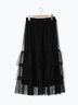 2WAYチュールティアードスカート（オフホワイト/ブラック/ピンク）｜Samansa Mos2（サマンサ モスモス）通販