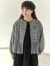 【Cross×Staff】ブローチ付シャツジャケット（チャコールグレー）｜Samansa Mos2（サマンサ モスモス）通販