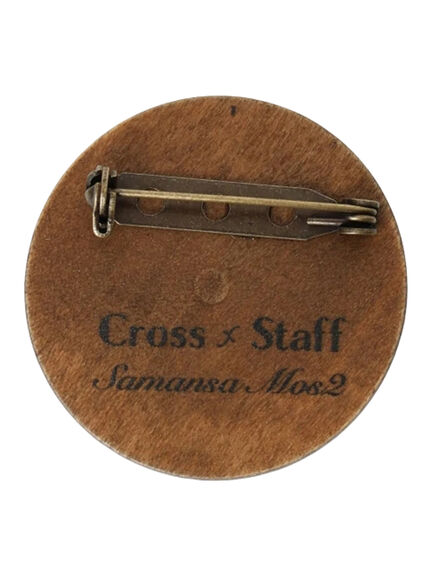 【Cross×Staff】ブローチ付シャツジャケット（チャコールグレー/ベージュ/モカ）｜Samansa Mos2（サマンサ モスモス）通販