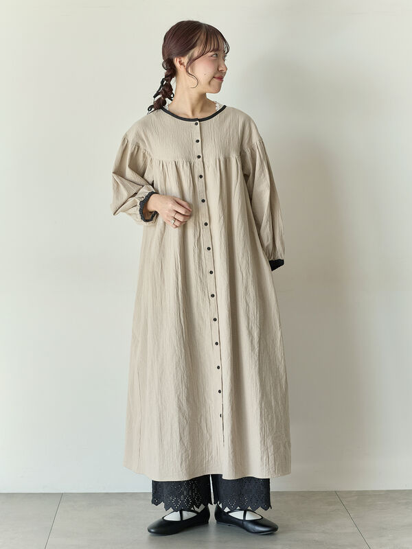 【Cross×Staff】前後2WAYワンピース（ベージュ）｜Samansa Mos2（サマンサ モスモス）通販