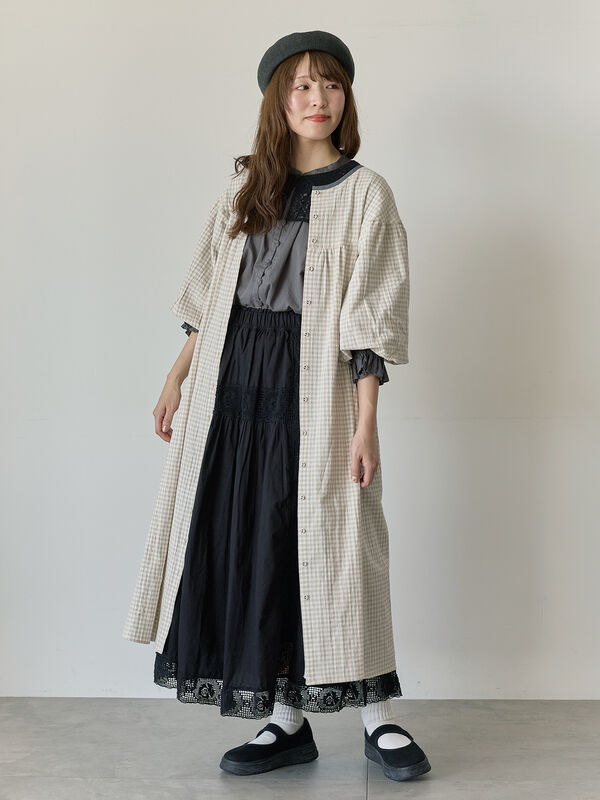 【Cross×Staff】前後2WAYワンピース（ギンガムチェック）｜Samansa Mos2（サマンサ モスモス）通販