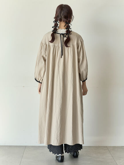 【Cross×Staff】前後2WAYワンピース（ブラック/ベージュ/ストライプ/ギンガムチェック）｜Samansa Mos2（サマンサ モスモス）通販