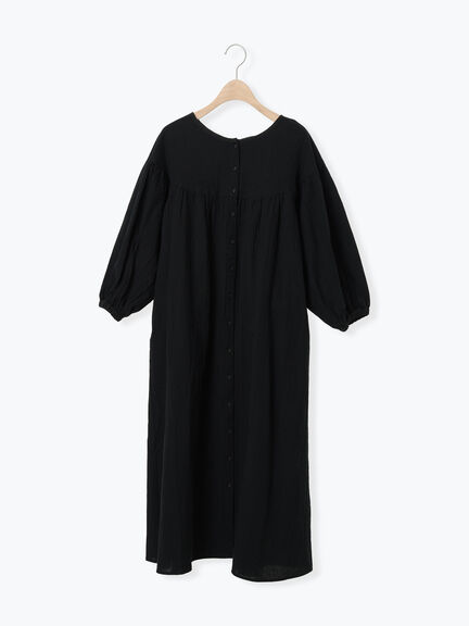 【Cross×Staff】前後2WAYワンピース（ブラック/ベージュ/ストライプ/ギンガムチェック）｜Samansa Mos2（サマンサ モスモス）通販