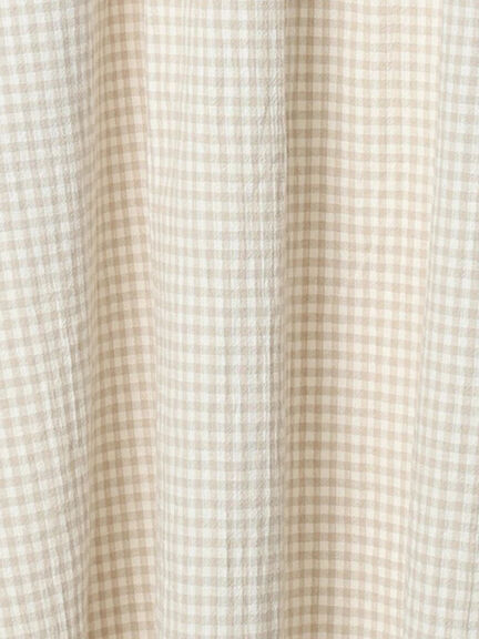 【Cross×Staff】前後2WAYワンピース（ブラック/ベージュ/ストライプ/ギンガムチェック）｜Samansa Mos2（サマンサ モスモス）通販