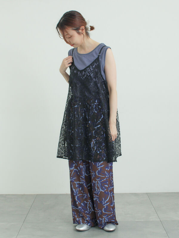 早いもの勝ち Kastane 2点セット イージータックパンツ 刺繍ブラウス Kastane】タックイージースラックス | OUTLET(アウトレット)レディース