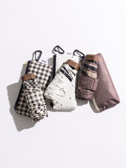 【Wpc.×Samansa Mos2】コンパクト日傘（ホワイト/ブラック/ブラウン）｜Samansa Mos2（サマンサ モスモス）通販