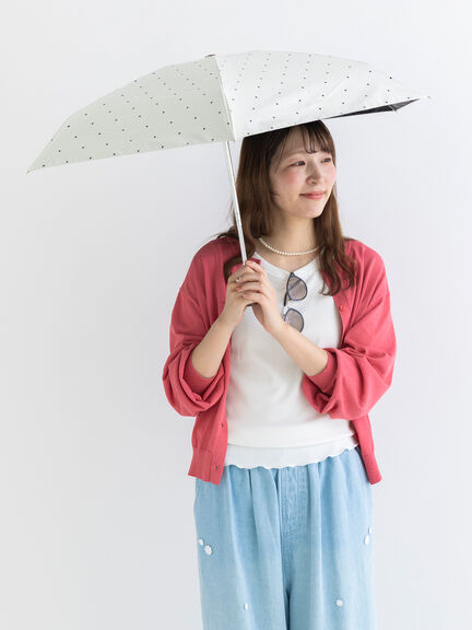 【Wpc.×Samansa Mos2】コンパクト日傘（ホワイト/ブラック/ブラウン）｜Samansa Mos2（サマンサ モスモス）通販