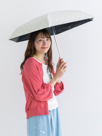 【Wpc.×Samansa Mos2】コンパクト日傘（ホワイト/ブラック/ブラウン）｜Samansa Mos2（サマンサ モスモス）通販