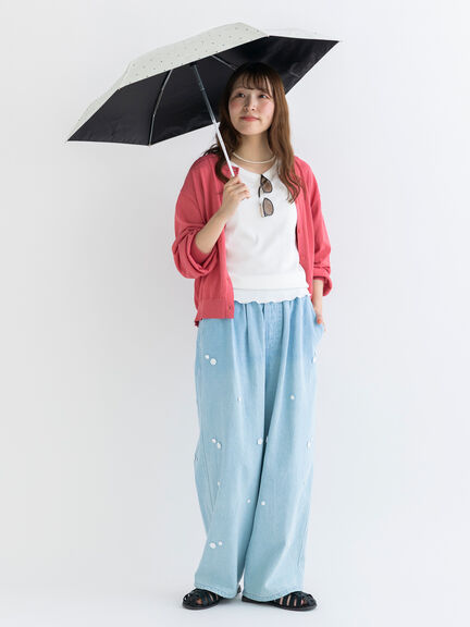 【Wpc.×Samansa Mos2】コンパクト日傘（ホワイト/ブラック/ブラウン）｜Samansa Mos2（サマンサ モスモス）通販